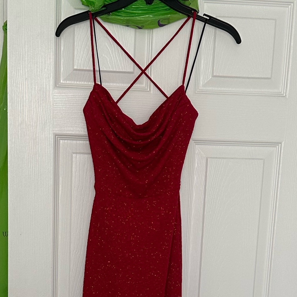 Windsor Sparkling Red Maxi Dress
